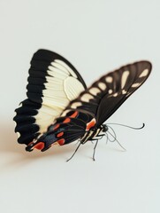 Sticker - Close-up of butterfly on white