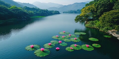 Wall Mural - Water Lilies Pond