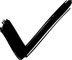 Poster - Yes checklist approve scribble marker brush line vector shape