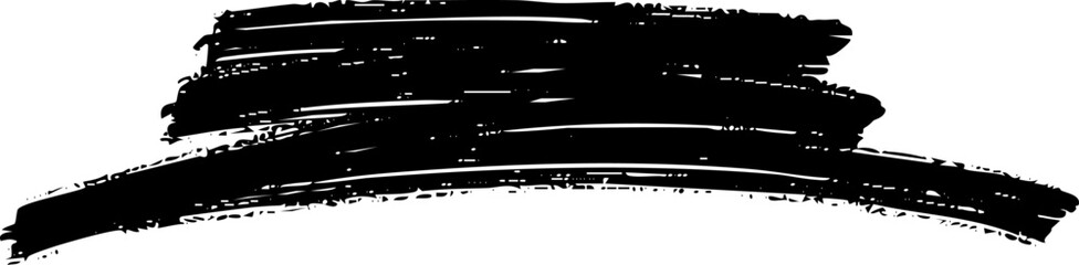 Poster - Underline scribble marker brush line vector shape