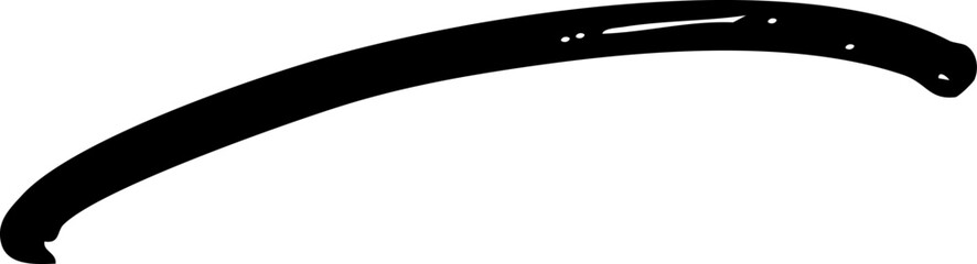 Poster - Underline scribble marker brush line vector shape