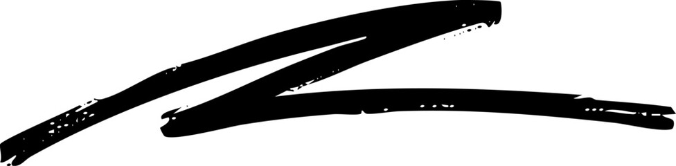 Poster - Underline scribble marker brush line vector shape