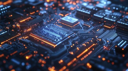 Leinwandbilder - A close-up of a digital screen, revealing the intricate arrangement of RGB pixels with soft transitions, demonstrating the high quality and precision of the display