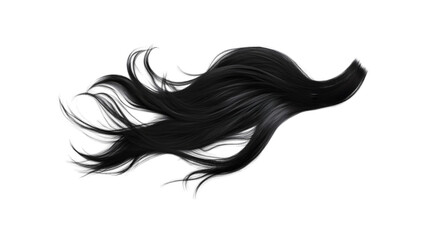 Fototapete - black hair model png