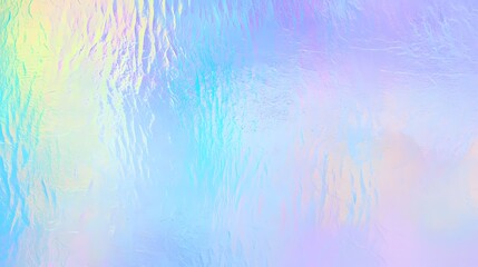 Leinwandbilder - Mesmerizing holographic rainbow foil iridescent texture with abstract patterns and vibrant shimmering colors showcasing a fluid metallic sheen and seamless gradient blending for a captivating