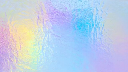 Leinwandbilder - Mesmerizing holographic rainbow foil iridescent texture with smooth fluid reflections vibrant prismatic colors and a captivating futuristic abstract aesthetic