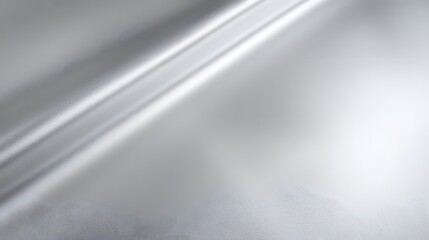 Poster - Sleek and Futuristic Abstract Metallic Gray Shiny Background with Smooth Flowing Silver Aluminum Texture and Luminous Reflections Providing a Modern and Elegant Digital Graphic Design Art Effect
