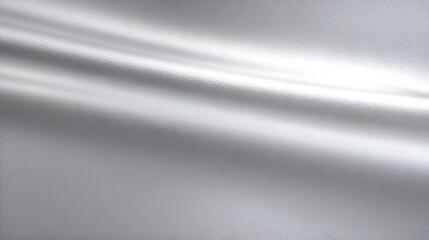 Fototapete - Elegant and modern metallic gray shiny paper background with a smooth reflective aluminum texture featuring subtle light waves and a glowing digital aesthetic  This minimalist