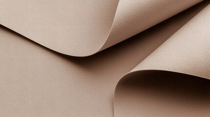 Aufkleber - Trendy and stylish mocha mousse colored paper background with a refined uniform tone and clean aesthetic design representing the contemporary color choice and trends for the year 2025
