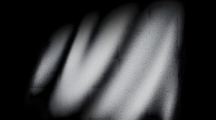 Aufkleber - Minimalist grainy gradient background featuring a fine textured noise blending dark white and gray tones  This versatile abstract design creates a moody atmospheric