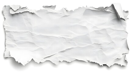 Leinwandbilder - White ripped paper with torn and irregular edges creating a striking contrast against the solid black background  This design element has a texture and can be used for creative projects