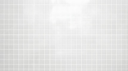 Poster - Elegant white ceramic mosaic tile wall background with a subtle geometric pattern and smooth texture creating a sophisticated aesthetic suitable for kitchen bathroom toilet or living room spaces