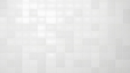 Aufkleber - Abstract minimalist white ceramic mosaic tile wall texture background with a clean and glossy finish perfect for modern kitchen bathroom toilet or living room interior design and decor