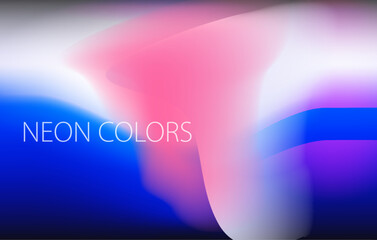 Fototapete - Minimal defocused aura style background with soft blurred colors. Vector illustration for presentation backdrop, web project, etc.