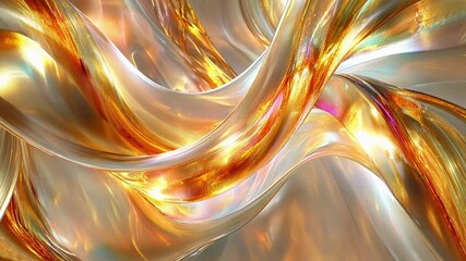 Poster - Colorful abstract swirls create a mesmerizing display of light and texture in a captivating visual experience. Generative AI