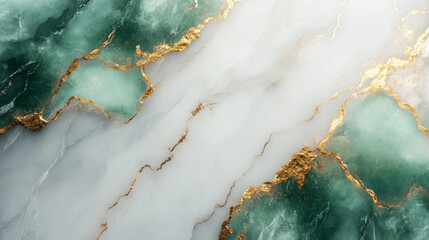  Marble Background. White Turquoise Green Marbled Texture with Gold Veins. Luxury Abstract Background with Green and Gold Marble Pattern