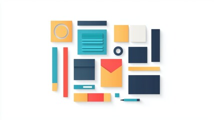 Poster - Modern User Interface Design Elements Flat Web UI Collection for Creatives