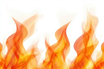 Poster - Abstract Flame Design for Safety Icons and Fire Concept Illustrations