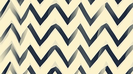 Poster - zig-zagging patterns intersecting into minimalist triangular forms
