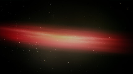 Aufkleber - Dark abstract background with subtle red gradient and scattered white specks resembling stars or dust particles. Ethereal glowing effect with a cosmic and dreamy atmosphere, featuring a slightly grain