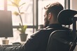 © Zue - Contemplative office worker