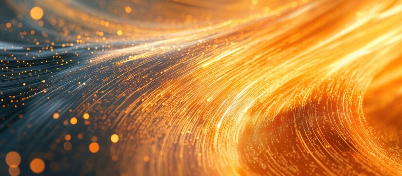 Dynamic abstract circuit board background with flowing lines and vibrant colors ideal for technology themed designs and text overlay.