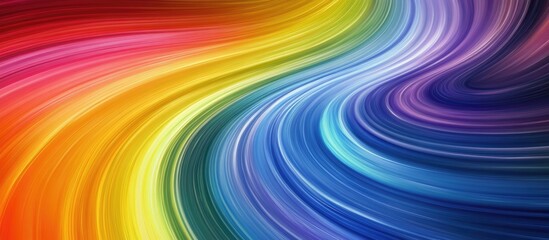 Poster - Vivid rainbow vortex with textured gradients creating a captivating space for imaginative designs and ample room for textual elements.