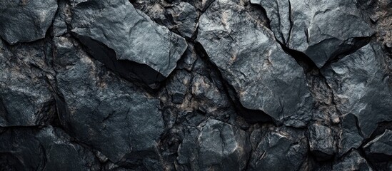 Poster - Grey concrete stone texture background with rugged surface and ample empty space for overlaying text or graphic elements