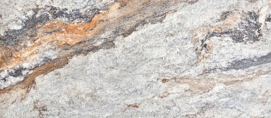 Poster - Elegant Grey and White Granite Marble Texture Featuring Veining Natural Imperfections and Empty Copy Space for Text Overlay