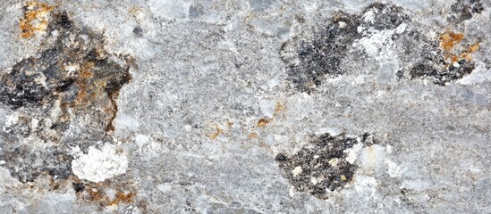 Poster - Granite Marble Texture in Grey and White with Natural Veining and Imperfections Ideal for Backgrounds and Design Projects