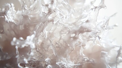 Poster - Abstract organic texture resembling fluid movement in a minimalist setting showcasing natural elegance and modern design elements.