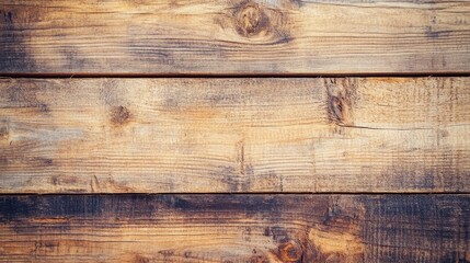 Poster - Natural Horizontal Brown Wood Texture with Subtle Grain Patterns Ideal for Backgrounds and Textures in Design Projects