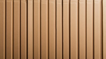 Poster - Textured Horizontal Cardboard Background with Grooves for Creative Design and Packaging Applications