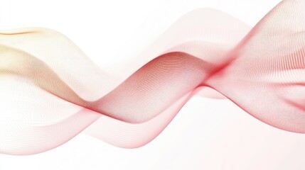 Poster - Minimalist Wavy Line Background Texture with Soft Colors and Pixel Elements for Artistic and Modern Design Applications