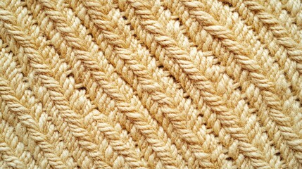 Poster - Textured natural cotton fabric background suitable for design and textile projects.