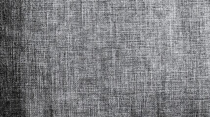 Poster - Natural Gray Cotton Fabric Texture Close-Up for Textile Design and Background Use