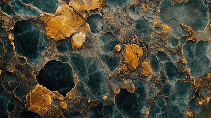 Poster - Natural stone texture featuring intricate grain patterns and rich color variations ideal for backgrounds and design projects.