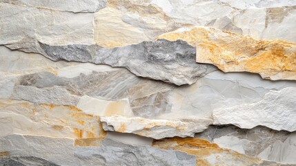 Poster - Textured natural stone kitchen backsplash with a blend of marble, granite, and quartz showcasing earthy tones and elegant design.