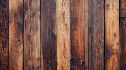 Poster - Authentic Natural Brown Oak Wood Texture Background for Rustic and Vintage Design Projects