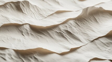 Poster - natural wrinkled textured paper background for creative design mockups and artistic presentations