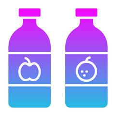 Poster - Juice bottles Icon