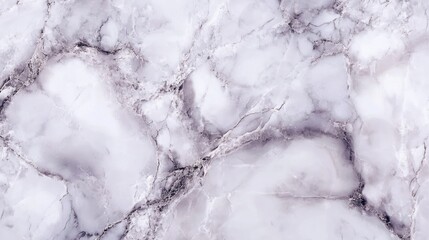 Poster - Elegant White and Grey Marble Stone Texture with Subtle Veins for Sophisticated Decorative Background Use