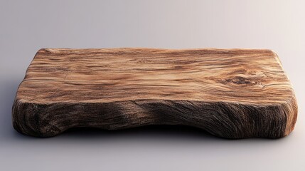 Poster - Natural rustic wooden tabletop ideal for product display and photography in a minimalist setting