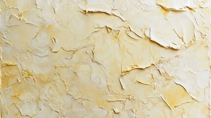 Poster - textured light yellow natural stone wall background for design and decoration purposes