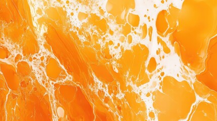 Poster - Premium quality abstract natural orange marble texture with intricate swirls and patterns ideal for backgrounds and design projects.