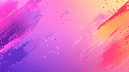 Poster - Vibrant Multicolored Abstract Brush Strokes Background with Space for Product Placement and Text Overlay in a Dynamic Design