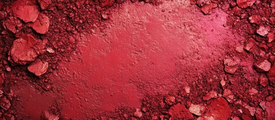 Poster - Red Grit Abstract Texture Background with Rich Pigment Ideal for Design Projects and Creative Layouts