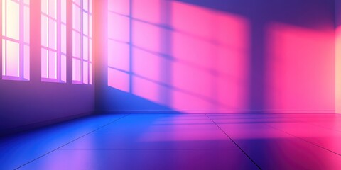 Aufkleber - Modern gradient background with soft shadows creating a sophisticated and serene space ideal for analysis or empty text placements.