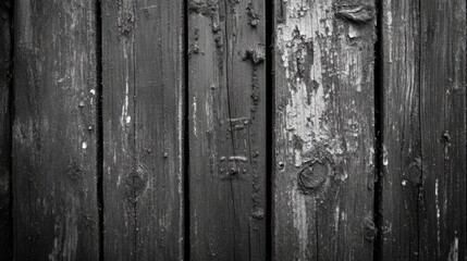 Aufkleber - Weathered Black Wooden Planks with Rustic Texture and Distressed Finish Perfect for Backgrounds and Templates