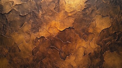 Poster - Abstract textured background with rich golden tones and intricate patterns for creative inspiration and design use.